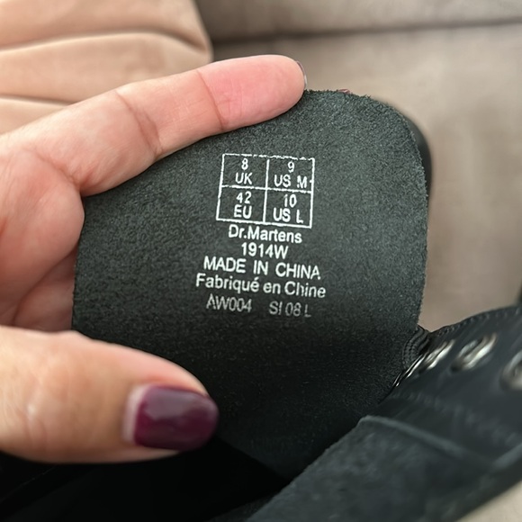 Dr. Martens 8 1914 SMOOTH LEATHER TALL BOOTS - Picture 6 of 7